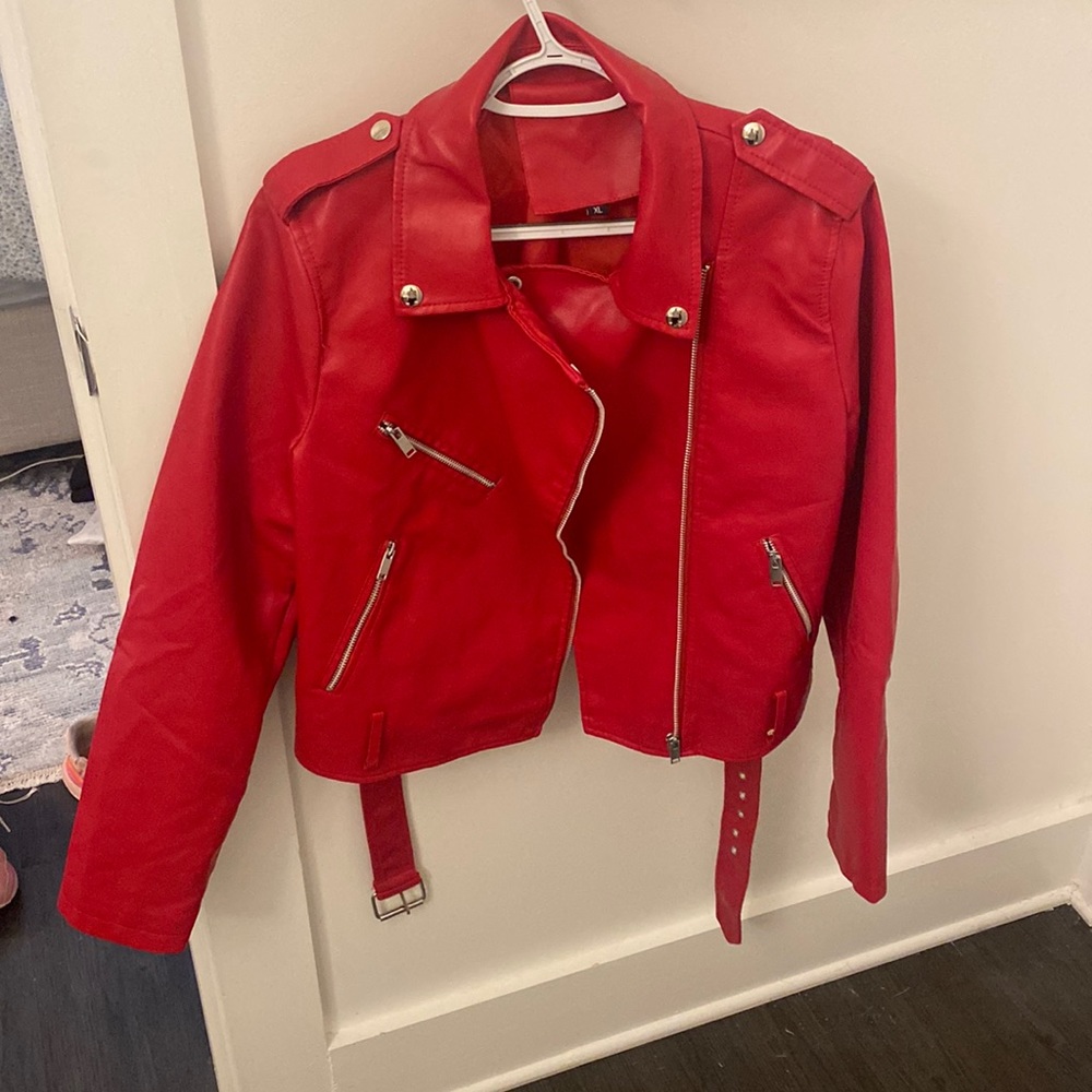 Shein Faux Leather Jacket - never worn
